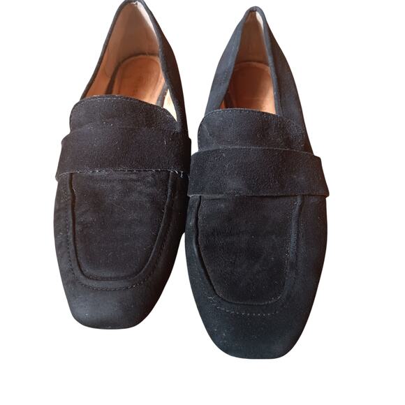 Halogen Black Suede Loafers size 8.5 - Picture 3 of 5